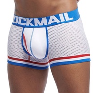 JOCKMAIL Men Underwear Boxers Mesh Boxershorts Male Panties Breathable Male Boxer Bamboo Fiber Brief