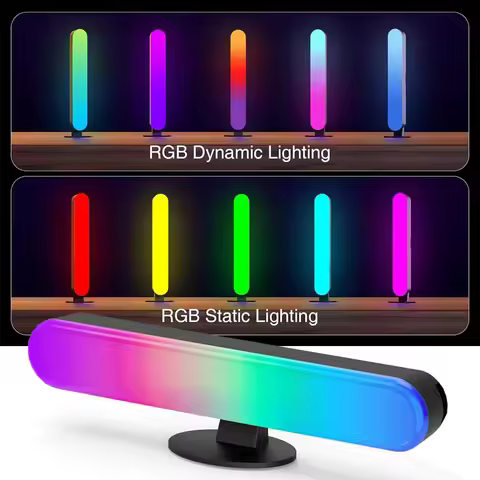 1/2/3Pcs Smart LED Light Bar,16 Million Colors Changing TV Light Bar with Remote &APP Control Timing