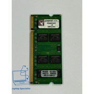 Kingston 2GB PC2-6400 CL6 KVR800D2S6/2G Laptop RAM