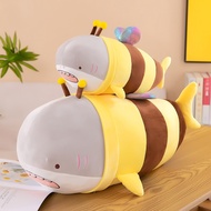 Influencer Hot-selling Shark bee Plush Toy Share &amp; bee Shark bee Plush Toy Shark Pillow