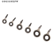 ONGIONEPW 60PCS Rod Tip Guide Repair Kit, Stainless Steel Ceramic Fishing Rod Tip Repair Kit, Single