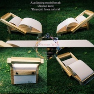 alat linting roko/ alat linting manual /alat linting model becak/ bahan full kayu jati Jawa/finishin