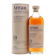 Arran 10 Year Single Malt Whisky 700ml 46%Vol 愛倫10年單一麥芽威士忌(禮盒)！粉嶺華明商場G21A地舖！亦可順豐到付