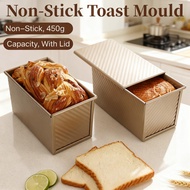 Mold Loaf Pan Acuan roti Rectangle Toast box with Lid Pan Loaf Bread Toast Bread Non Stick Loaf Tin