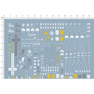[GD] Waterslide Decal - HG 1/144 MS-07B-3 Gouf Custom HGUC B3 Gouf Water Decal