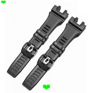 Watch Strap Adapt to Resin GBA-900 Replacement TPU Haze Blue Watch Strap GBA900SM-7A Bracelet Black 