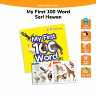 ISKAMEDIA - My First 100 Word Baby Book Animals