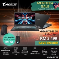 GIGABYTE G5 GD Gaming Laptop - Black (15.6 " IPS FHD/I5-11400H/16GD4 512SSD RTX3050 4GD6 Win11H)