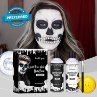 Hot Sale Halloween Black White Body Painting Body Painting Face Paint Vampire Makeup H4n3