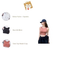 4U Bra Sport Yoga Sportswear Women's Tank Top Crop Model BR458