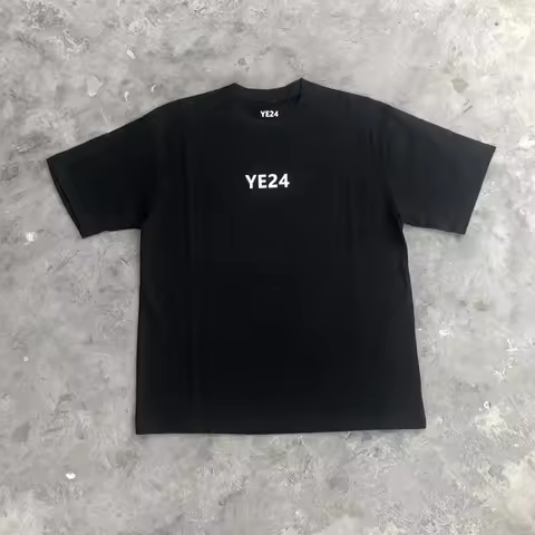 25 SAINT OF MICHAEL Fashion Kanye West YE24 Graphics Printed Clothing Casual Loose Oversize Tops Tee