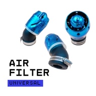 Euro Motor Sport Motorcycle Body Parts 1(PC) Blue Intake Air Cleaner/Filter Universal Type