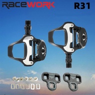 Racework pedals bicycle pedals road bike pedals cleats pedals set road bike SPD-SL Lock pedal clits pedal clipless pedals for SHIMANO