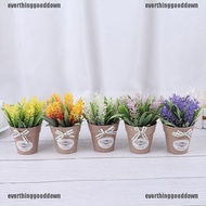 【evert】 Artificial Plant Decorative Flowers Fake Flowers Mini Potted Bonsai Gr