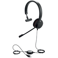Jabra Evolve 20 Mono Professional Wired Monaural Headset for Calls and Music