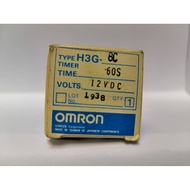 OMRON H3G-8C DC12 60S Timer, DPDT