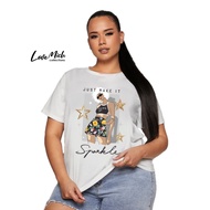 Plus Size T Shirt 4XL 5XL Oversize Tees Women Fashion Graphic design Clothes Lovemichcollections
