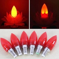 MERAH Red LED Prayer Bulb Lamp RED CHILI LAMP Red regular light bulb solid red chili Red Prayer Bulb