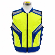 Ready Stock High Visibility velcaro Safety Vest Reflector Vest Motor Vest Security Vest Riding Vest 