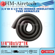 4HM (1/4"ID X 1/2"TK) Rubber Insulation Tube Armaflex