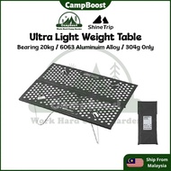 CampBoost SHINETRIP Ultra Lightweight Table Camping Table Meja Camping Folding Table IGT Table Campi