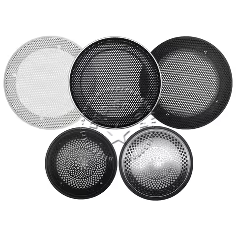 For 2"/2.5"/3" Inch Speaker Grill Cover Hige-grade Car Audio Decorative Circle Metal Mesh Grille Pro