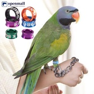 【OMALL】 20Pcs 4mm/4.7mm/5mm/6mm With Numbered Aluminum Bird Pigeon Foot Ring Outdoor Flight Training