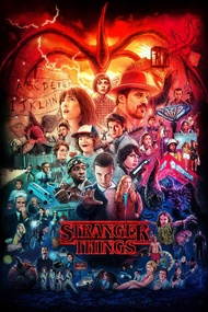 โปสเตอร์หนัง Stranger Things สเตรนเจอร์ ธิงส์ Poster โปสเตอร์วินเทจ แต่งห้อง แต่งร้าน ภาพติดผนัง โปสเตอร์ภาพพิมพ์ ของแต่งบ้าน ร้านคนไทย 77poster