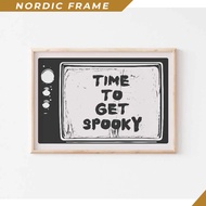 Wall painting, Time to Get Spooky, Retro Halloween Prints, Spooky Halloween Printables, Trendy Hallo