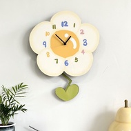 Youle Shangpin 丨 Wall Clock Wall Clock Wall Decoration Clock Art Wall Clock Household Living Room Bedroom Mute Clock High-value Swing Clock