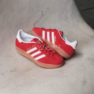 [Fengjia FUZZY] Adidas Originals Gazelle Indoor Red White JI2063