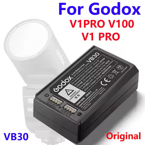 100% Original GODOX VB30 7.2V2980mAh Speedlight Flash Lithium Battery For Godox V1PRO V100 V1 PRO Ca