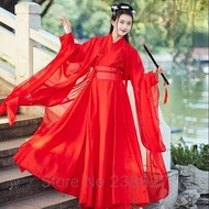 Camile 2024 Womens Dress Yat White Hanbok Fairy Traditional Wide Sleeve Dress Oriental Ancient Rhyth