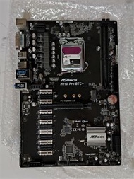 二手 ASROCK H110 PRO BTC + H110 DDR4 LGA1151 ATX MB