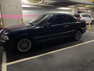 自售車庫車 01 BMW E46 320ci 深藍 雙門 2.2 經典6缸 車況良好 內外漂亮 有在顧