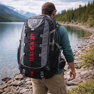 JACKSTAR Men's Backpack Jumbo Bag 60L Large Capacity Unisex Hiking Backpack Homecoming Backpack