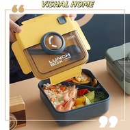 WheatJERAMI Spill-Proof Lunch Box Free Spoon and Fork Lunch Box Set vs-211/vs-212