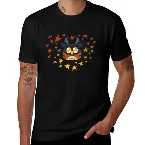 Troll Stars T-Shirt Comfortable Workout Short Sleeve Shirt