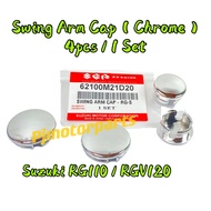 Suzuki RG Sport 110/RGV 120/RG 110 (4pcs/1 Set) Swing Arm Cap Cover Penutup Swing Am Pivot Tubung Cap (Cutting Original)