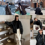Stylish Leather Jacket New Korean Women's Clothing Loose Motorcycle Jacket Woman Leather Jacket Woma