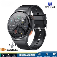 นาฬิกาสุขภาพ New ECG+PPG Bluetooth Call Smart Watch Men GPS Track Sports Bracelet NFC Waterproof Body Temperature Men SmartWatch