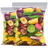 Mixed dried fruits and vegetables snacks, vegetable chips, healthy snacks, dehydrated vegetables