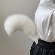New Fox Fur Tail Waist Plushly Animals Fox Tail Cosplay Props Adjustable Belt Anime Accessories Arti