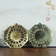 Copper Gossip Mirror Household Tai Chi Gossip Mirror Flat Mirror Factory Wholesale Gossip Mirror Orn