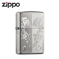 【精選品質】Zippo創意個性高檔防風老式打火機煤油送男友雙生黑豹 ZA-1-58b