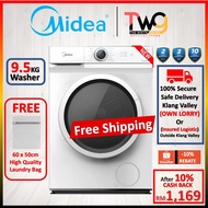 [FREE SHIPPING + GIFT] MIDEA Inverter 7.5KG / 8.5KG / 9.5KG Front Load Washer Washing Machine MF100W