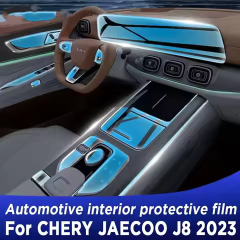 For Chery JAECOO J8 2023 Tiggo 9 TPU Car Gearbox Navigation Automotive Interior Screen Protective Fi