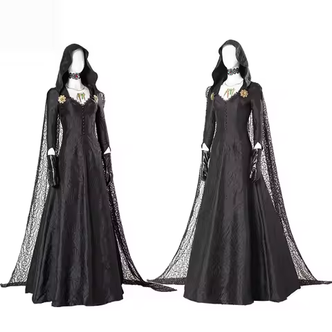 Resident Village Bela Cassandra Daniela Cosplay Costume Evil Vampire Lady Dress Outfits Scary Role H