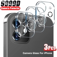 ฟิล์มกระจกเลนส์กล้องสำหรับ iPhone 14 Pro Max 11 Pro Max 14 Plus 13 Pro Max 13 Mini 3PCS นิรภัยส เต็มกล้อง iPhone 12 Pro Max 12 Mini