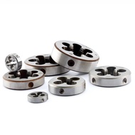 Ready Stock Fine Tooth Die Alloy Steel Round Dies Threading Cutting Tool M4*0,5 M5-0,5 M6*0,75 M8*1 